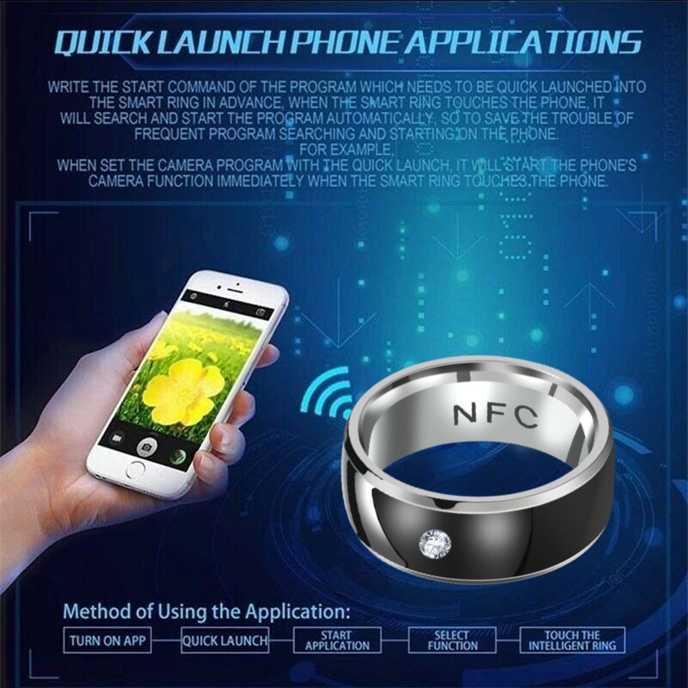 Fashion NFC Smart Finger Ring  - Smart Ring Nfc Pay 评论和价格