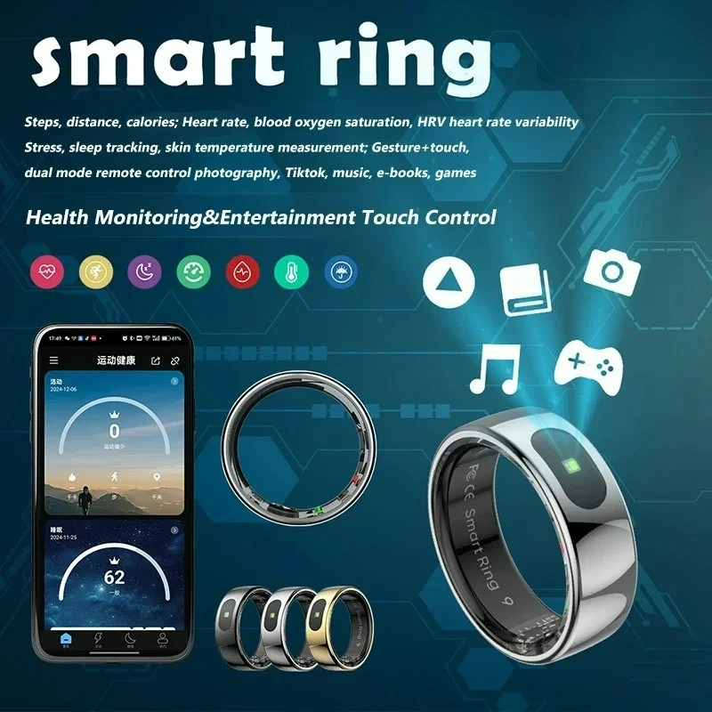 HY Digital New Smart Ring For  - Temperature Ring Skin 评论和价格