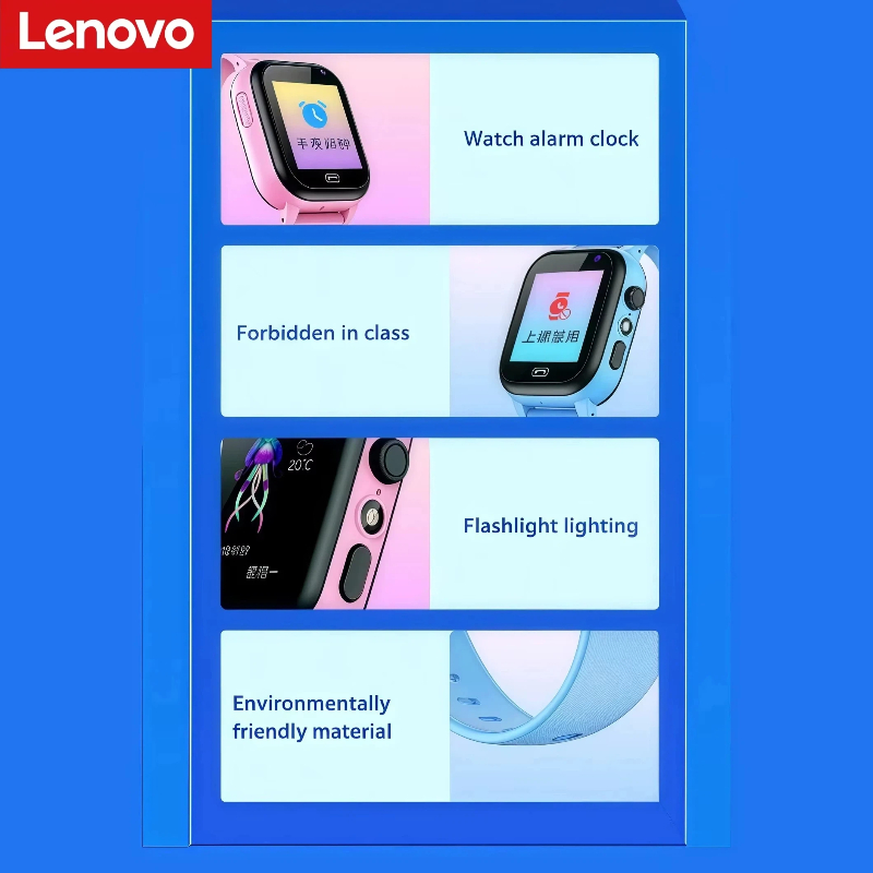 Lenovo Kids Smart Watch Earpho - Fall Detection Watch 评论和价格